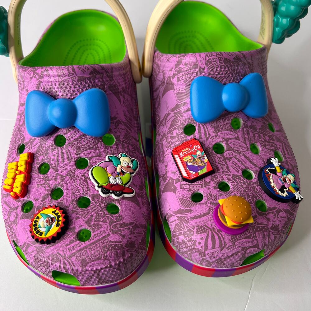 Crocs x The Simpsons Krusty the Clown Unisex  Classic Clog Size 8M /W10 - Picture 7 of 8